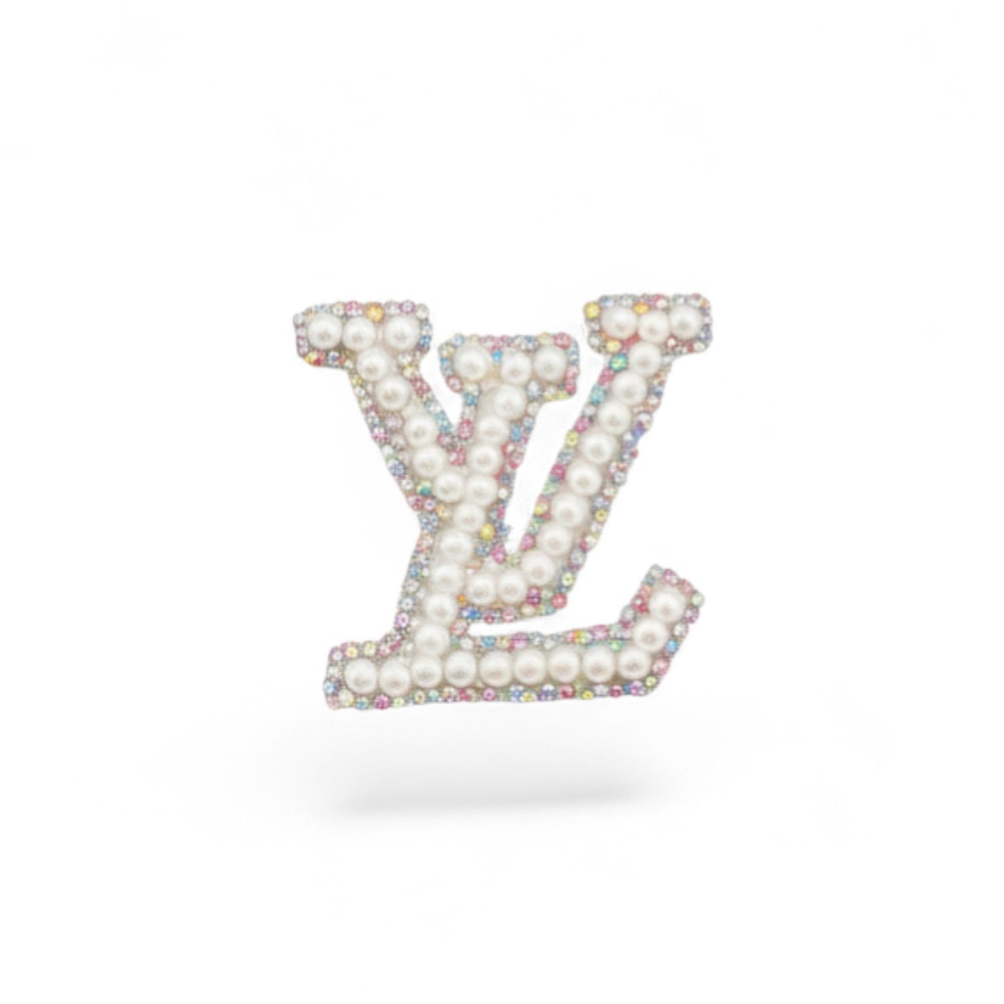 White Pearl & Pastel Glitter Emblems