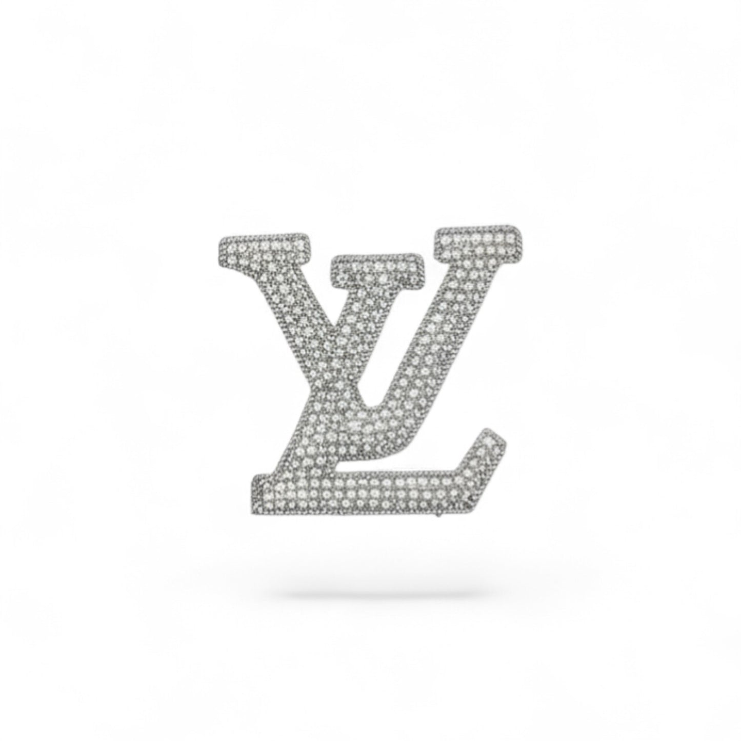 Silver & Clear Rhinestone Bling Emblems