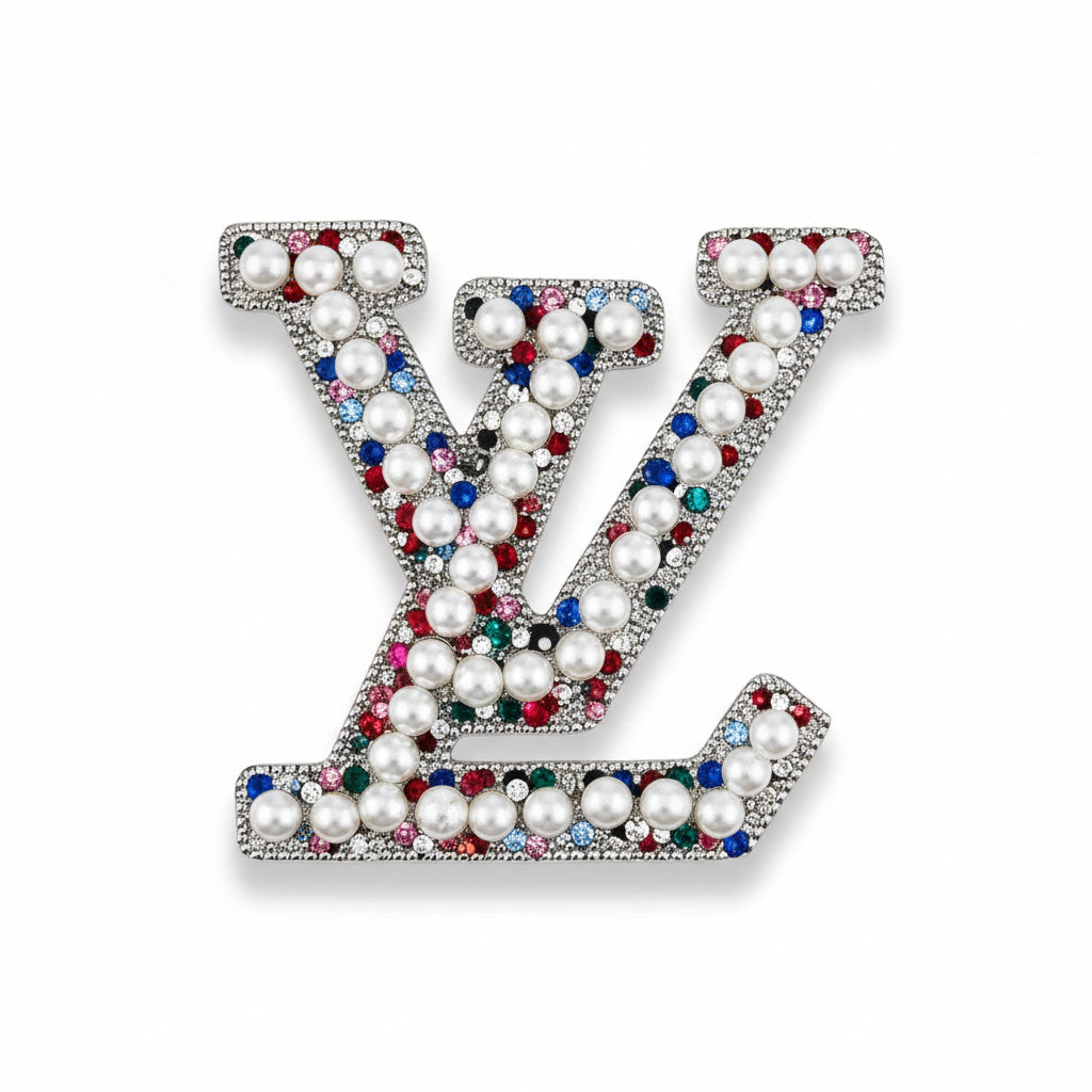White Pearl & Multi-Color Emblem
