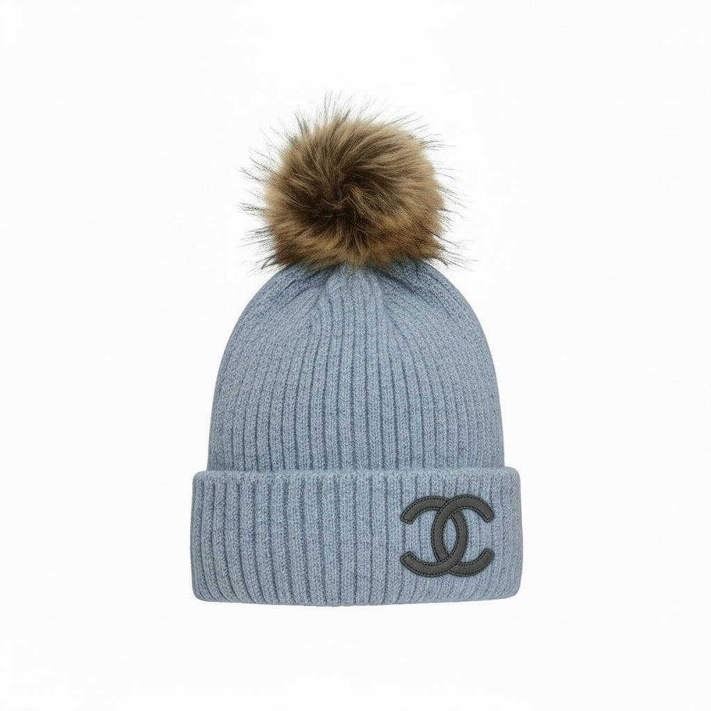 Rhinestone Icon Pom Beanie
