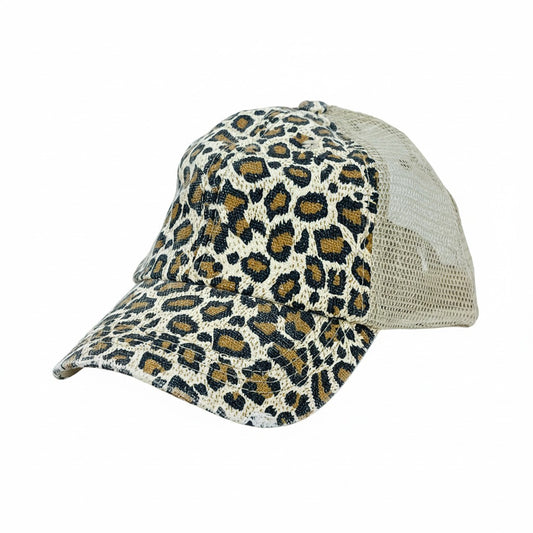 Animal Print Vintage Trucker Hat