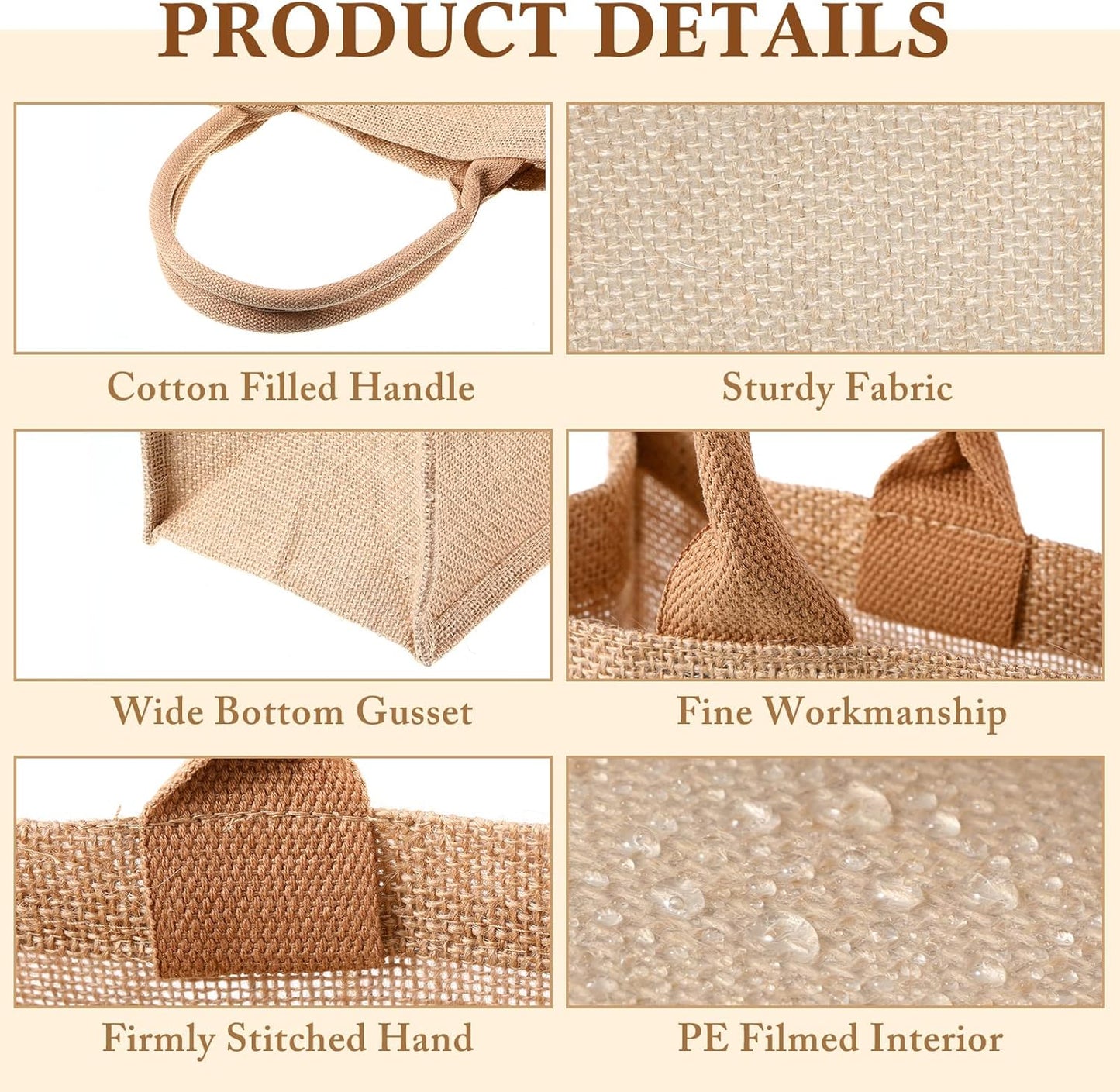 Boutique Burlap Tote