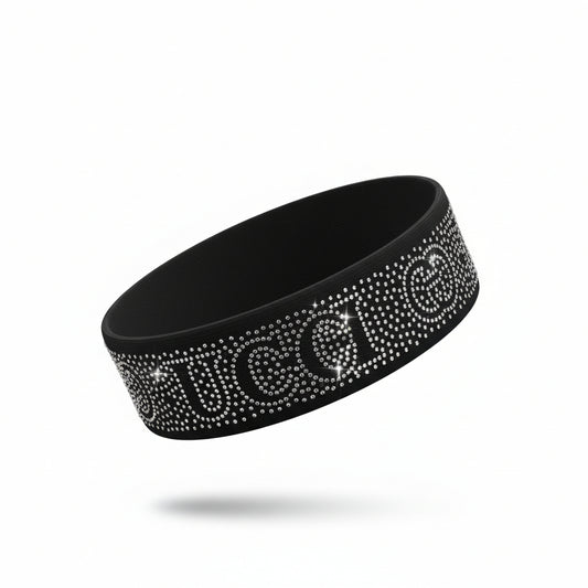 Black CC Bling Hatband