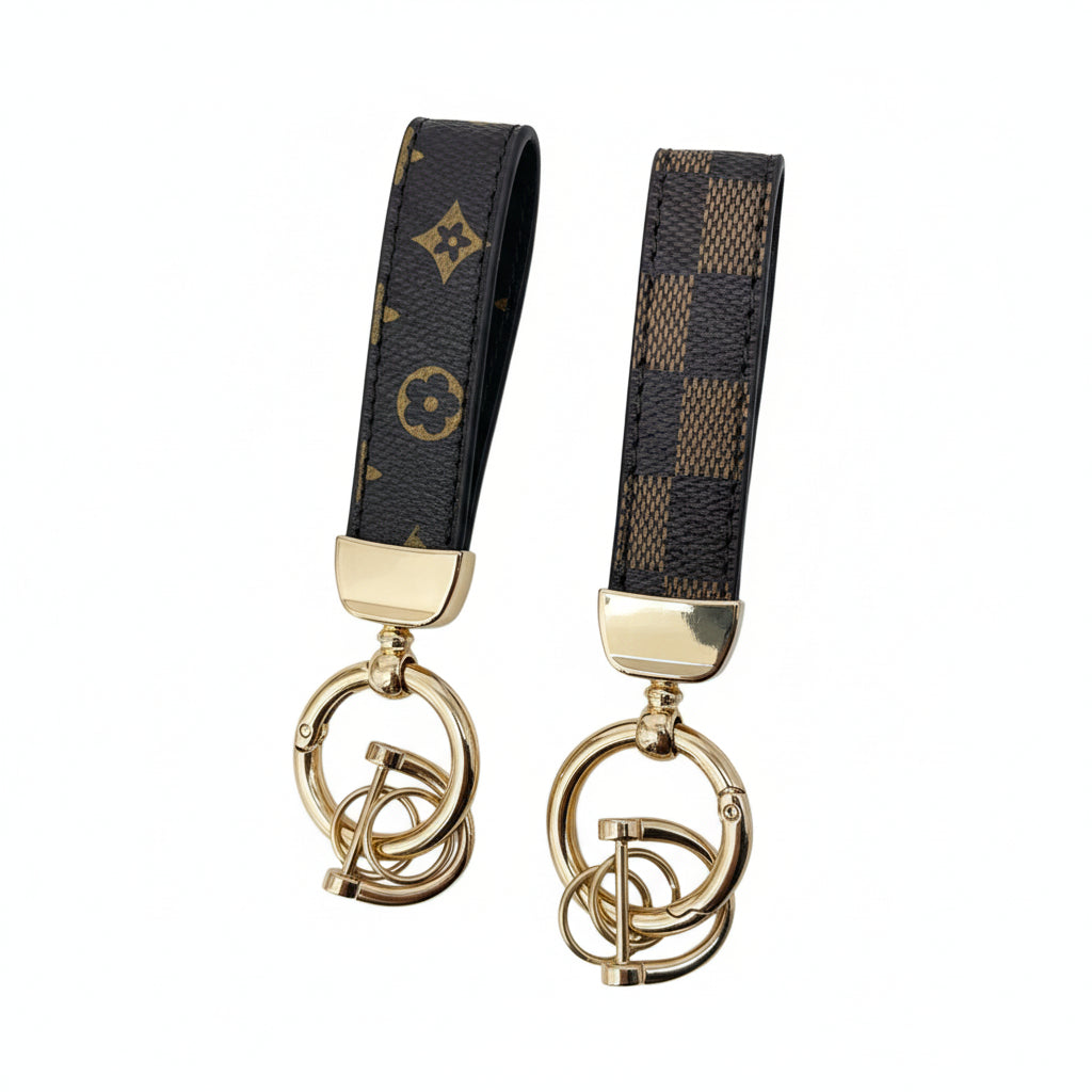 Luxe Print Strap Keychain