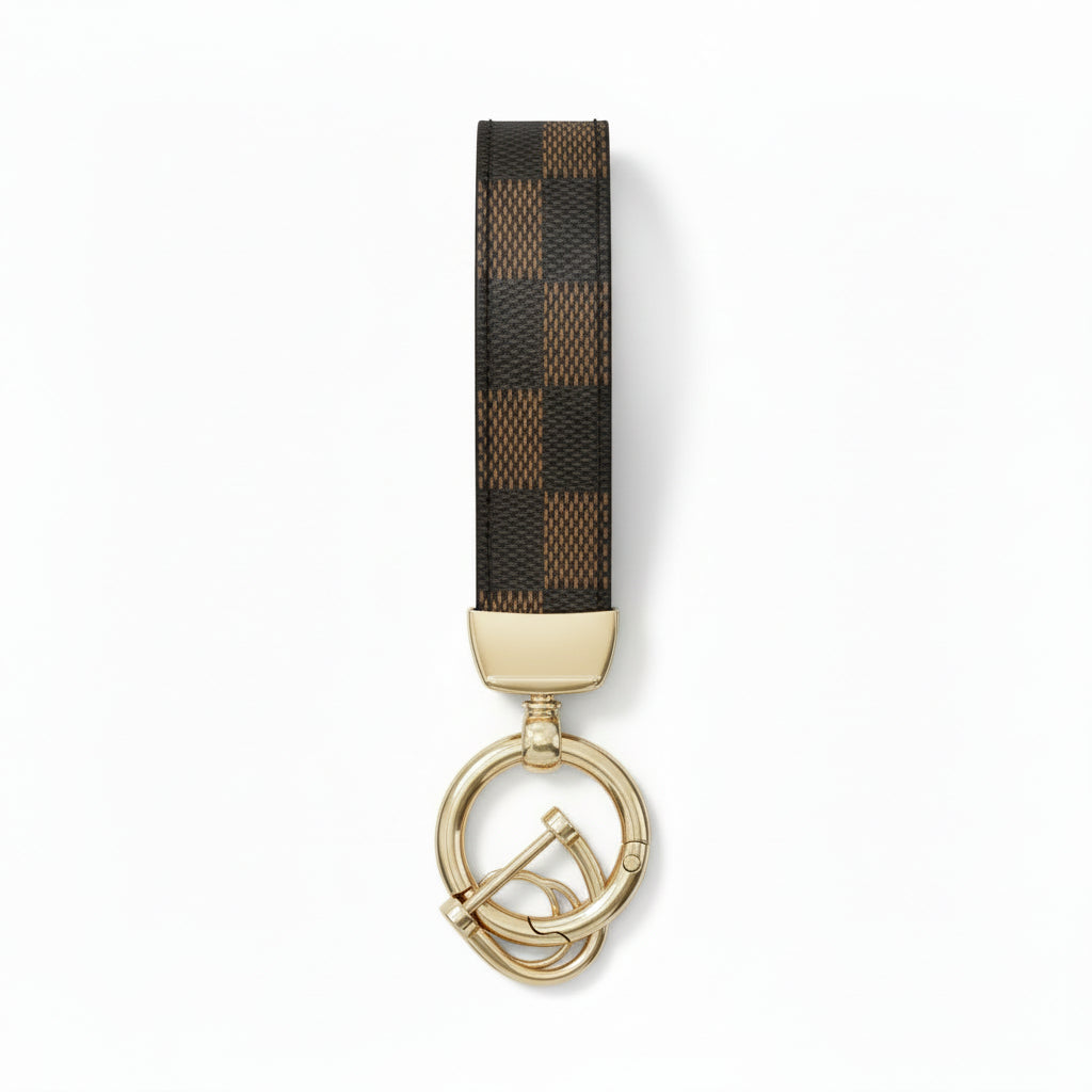 Luxe Print Strap Keychain