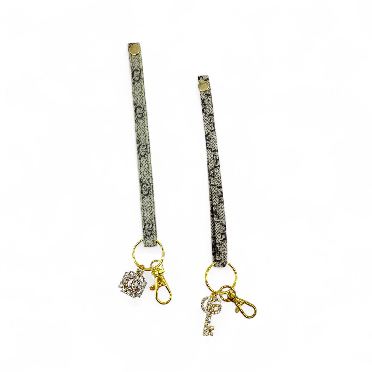 GG Charm Wristlet Keychain