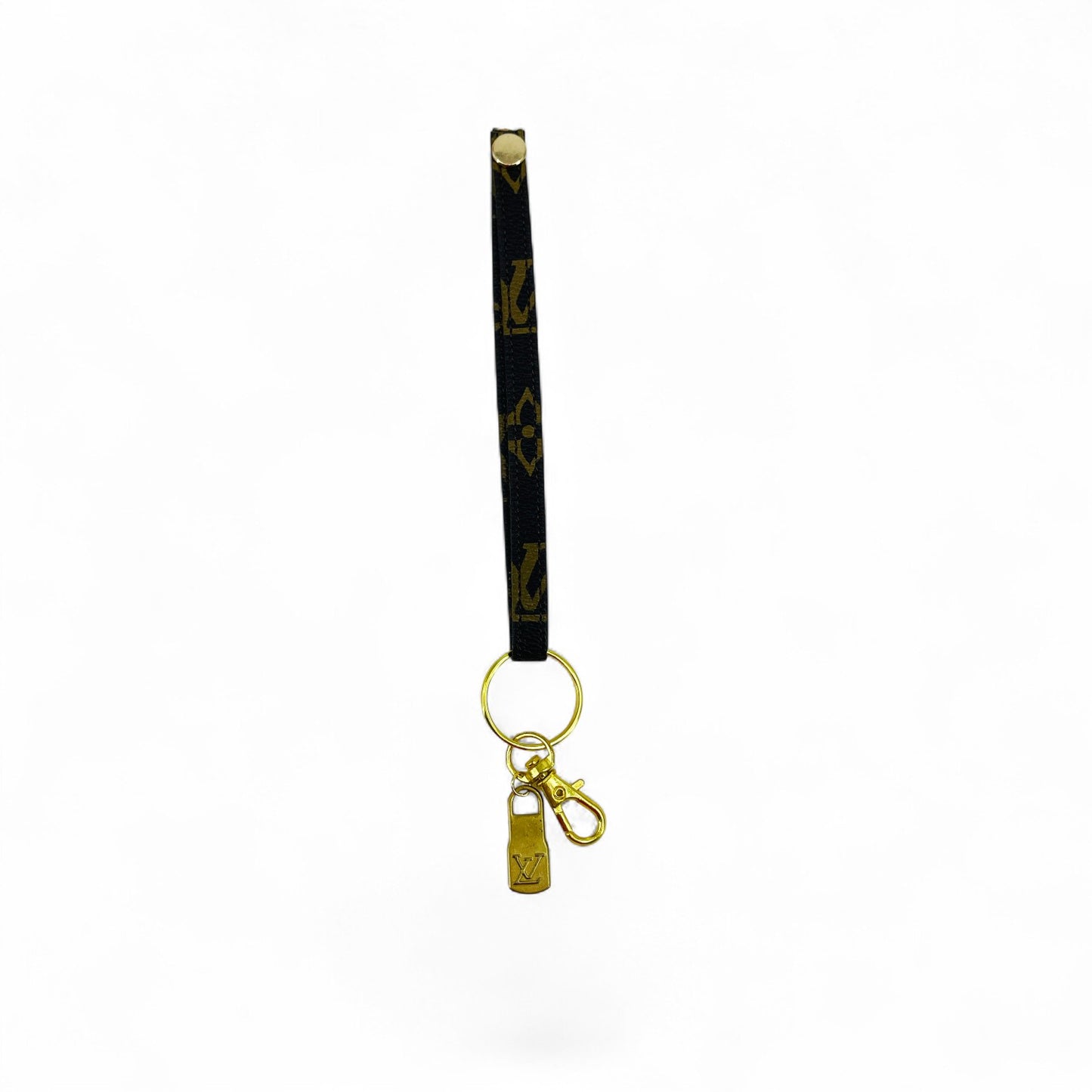 LV Charm Wristlet Keychain