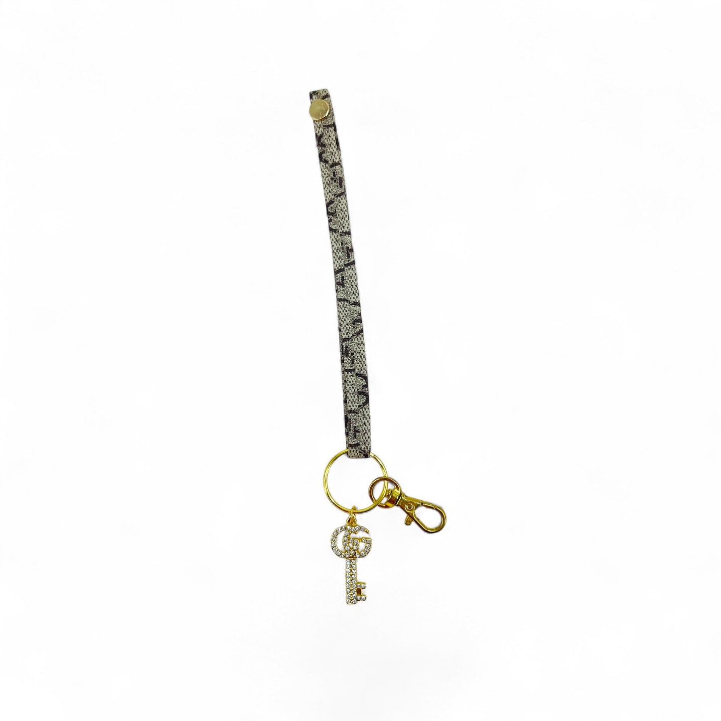 GG Charm Wristlet Keychain