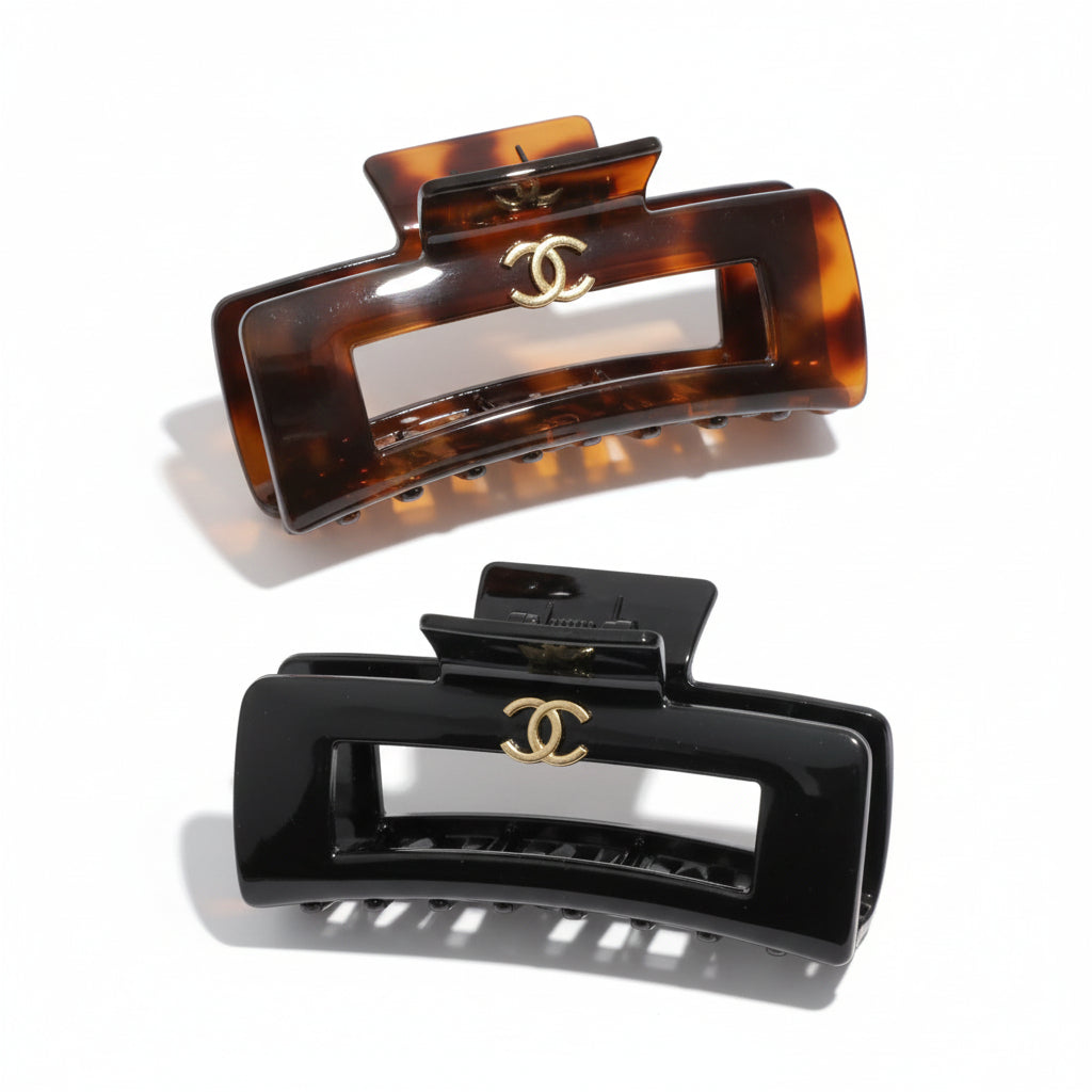 Brown & Black CC Hair Clips