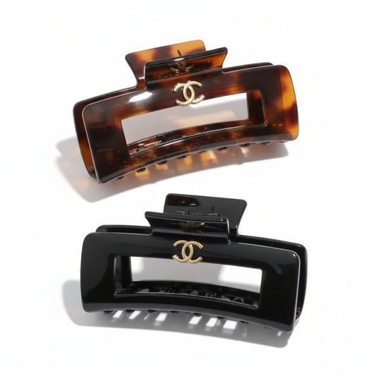 Brown & Black CC Hair Clips
