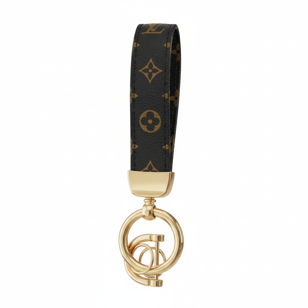 Luxe Print Strap Keychain