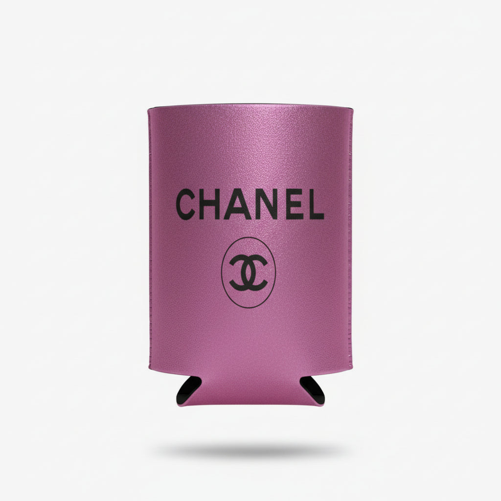 Pink Koozies with Front and Back Design